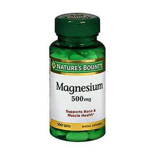Nature's Bounty High Potency Coated Tablets 500 Mg Magnesium