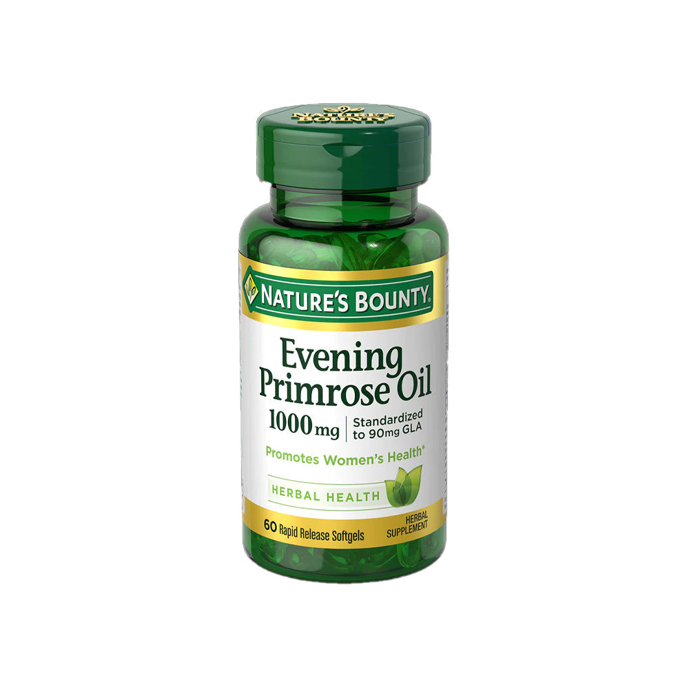 Nature's Bounty Evening Primrose Oil, 1000 Mg, Rapid Release Softgels