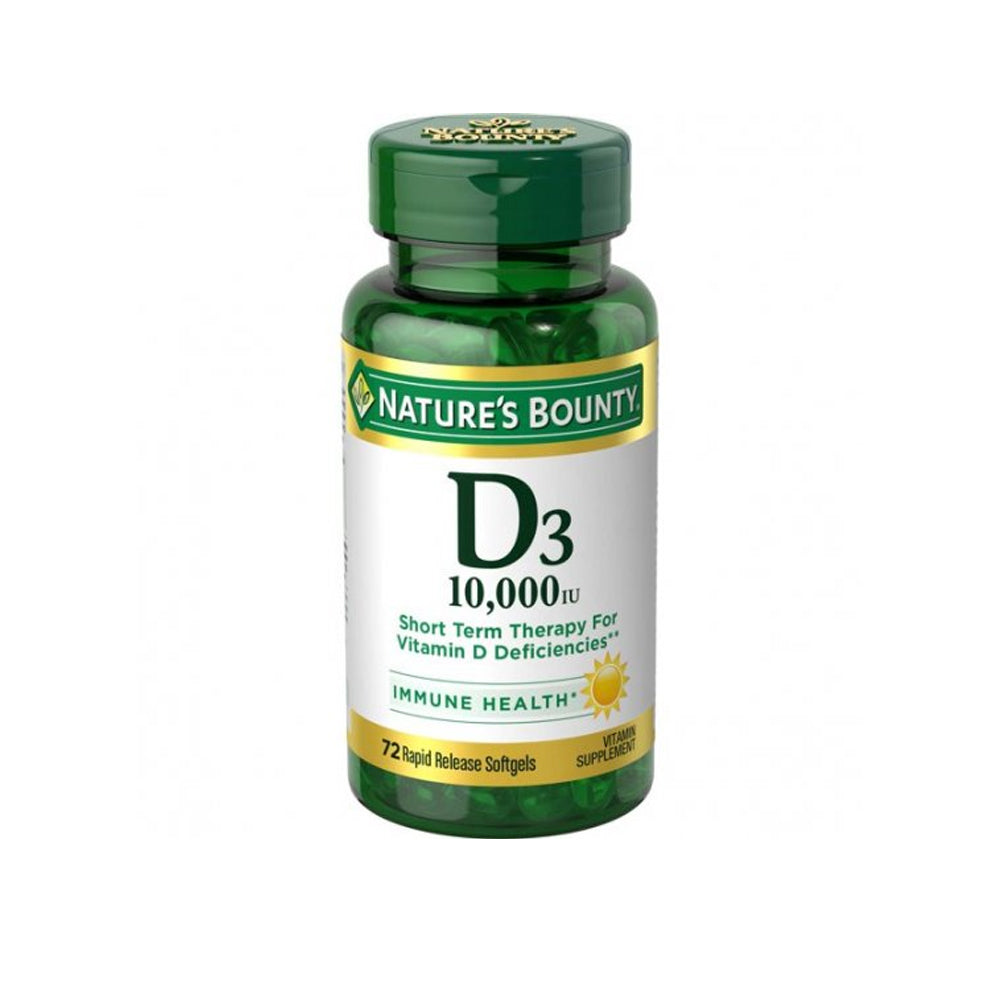 Nature's Bounty Vitamin D3, Immune Health, 250 Mcg, Rapid Release Softgels