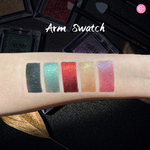 NOIRICORN X @ghoul.in.japan retro glam holiday limited Duochrome Eyeshadow Collection - #Ruby Flame