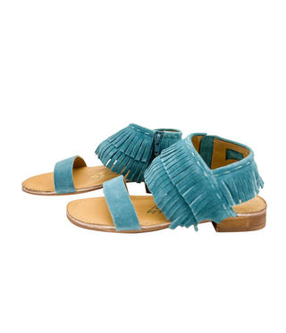 Fringe Star Sandal in Teal Naughty Monkey