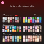 CHEERYEP (QIANYAN) X @freya86_ff  16-Color Natural Star Eye Shadow Palette - 09#Floating Life
