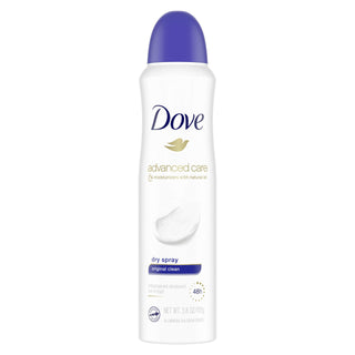 Dove Advanced Care Dry Spray Original Clean Antiperspirant Deodorant 3.8 Oz