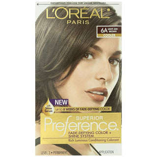 Superior Preference L'Oreal Paris Light Ash Brown #6A Cooler Hair Color 1