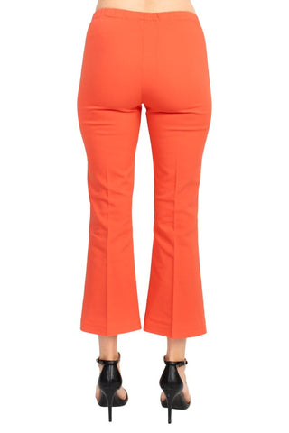 Peace of Cloth Regan Crop Flare Stretch Cotton Pant - Glamourous Grace