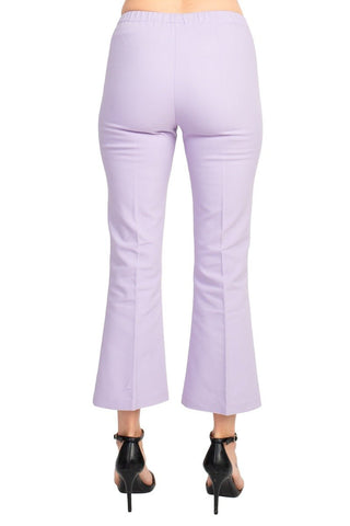 Peace of Cloth Regan Crop Flare Stretch Cotton Pant - Glamourous Grace