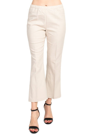 Peace of Cloth Regan Crop Flare Stretch Cotton Pant - Glamourous Grace