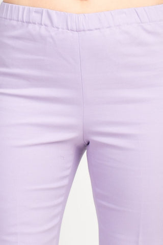 Peace of Cloth Regan Crop Flare Stretch Cotton Pant - Glamourous Grace