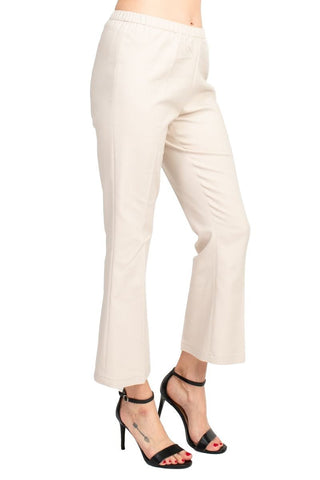 Peace of Cloth Regan Crop Flare Stretch Cotton Pant - Glamourous Grace