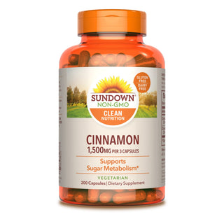 Sundown Naturals Cinnamon 1500 Mg Capsules