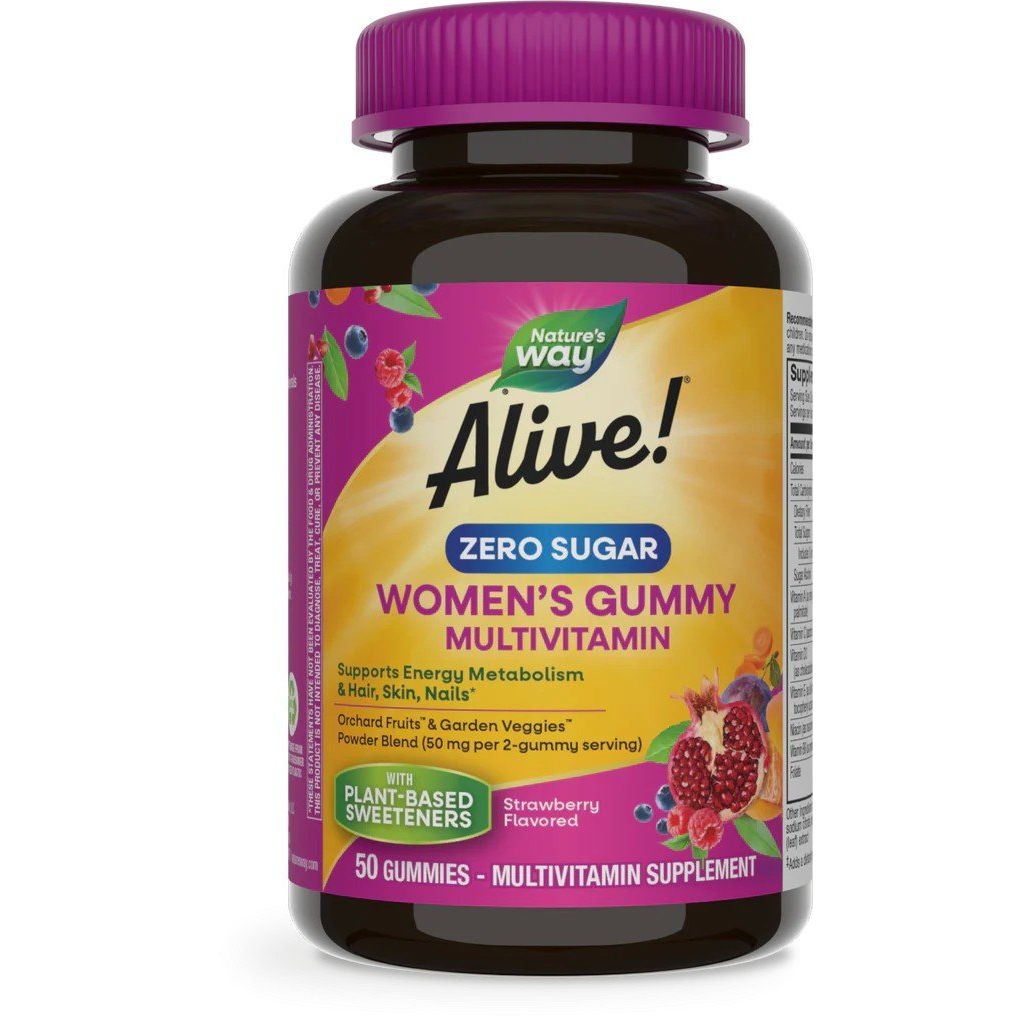 Nature's Way Alive Zero Sugar Women's Gummy Multivitamin