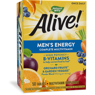 Nature's Way Alive! Men’s Energy Complete Multivitamin 50 Tablets