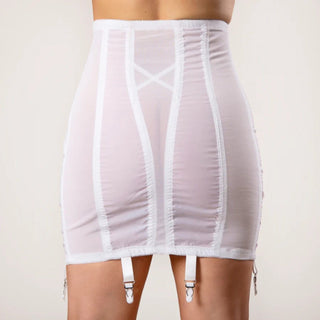 Style 1294 | High Waist Open Bottom Girdle | Extra Firm Shaping | Side Zipper + Hook Closure Rago Shapewear