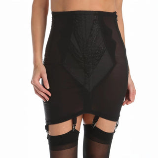 Style 1294 | High Waist Open Bottom Girdle | Extra Firm Shaping | Side Zipper + Hook Closure Rago Shapewear