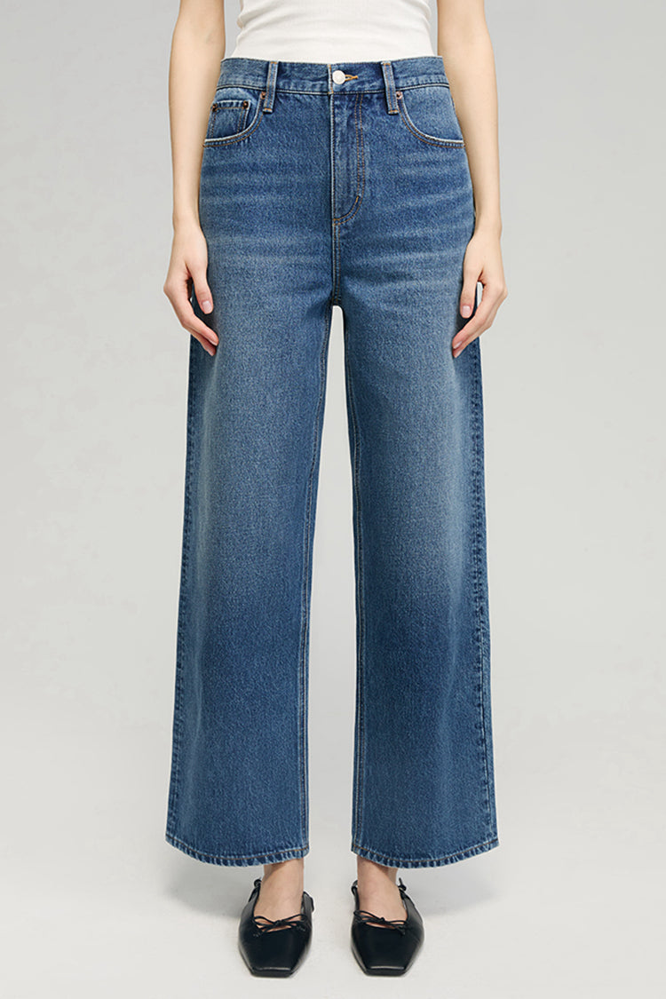 The Cityer Crop Wide Jeans HJ009 Hey Joanie