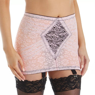 Style 1357 | Lace Waistline Open Bottom Girdle | Extra Firm Shaping Rago Shapewear