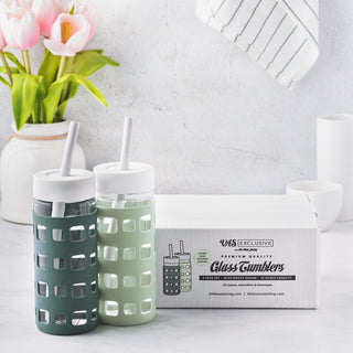 Juice & Smoothie Glass Tumbler Set