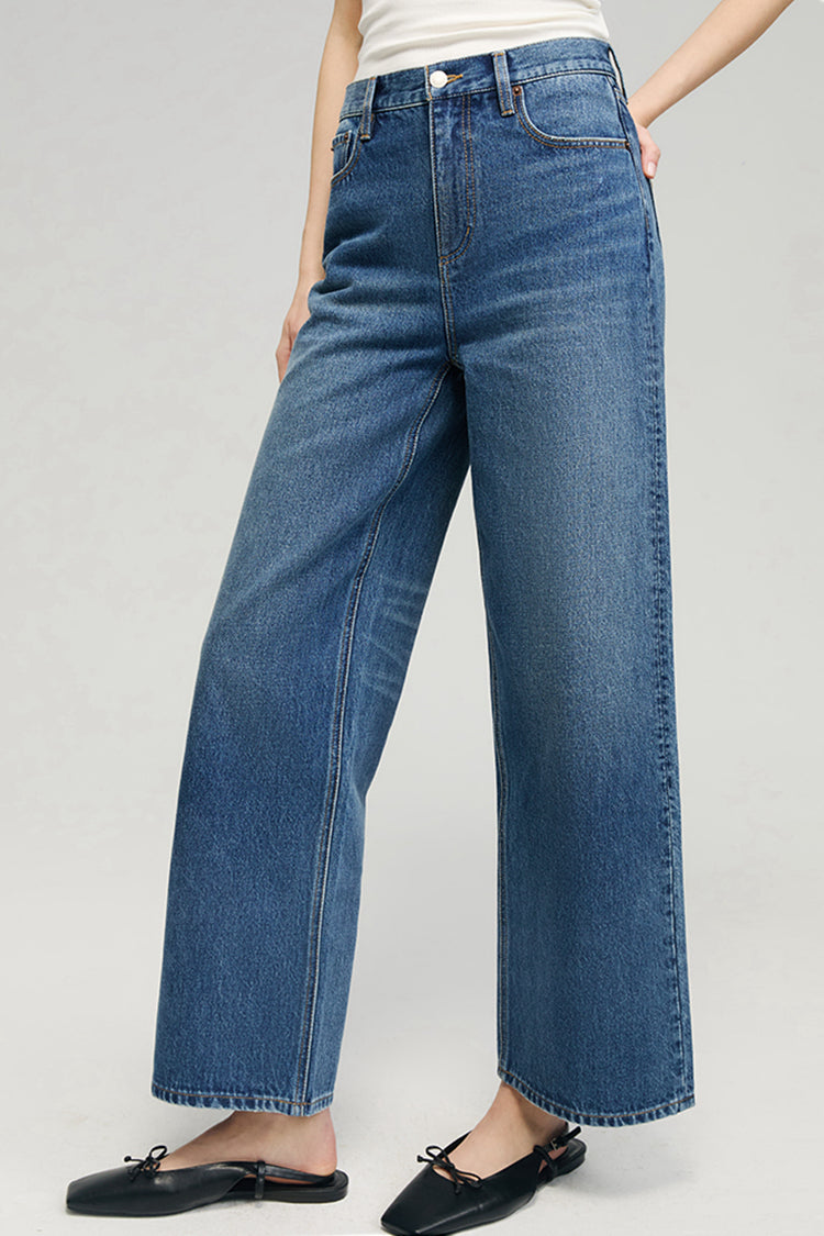 The Cityer Crop Wide Jeans HJ009 Hey Joanie