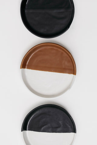 Sable Spoon Rest - Matte Black/Glossy Black - 4 inch