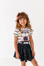 Black Dotty Spin Skort - By Baano