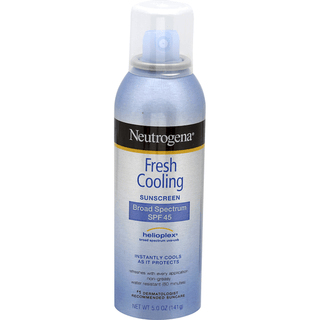Neutrogena Fresh Cooling Body Mist Sunscreen Broad Spectrum SPF 45, 5 Oz