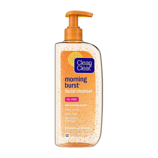 Clean & Clear Morning Burst Oil-Free Facial Cleanser With Vitamin C Daily Nourishing Face Wash