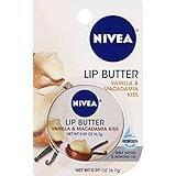 Nivea Vanilla & Macadamia Lip Butter, 0.59 Oz