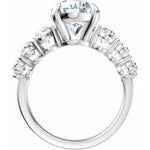 1 ¾ctw Oval Cut Luxury Engagement Ring Ring Deluxe Fine Jewelry