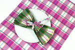 San Andres Gingham Pink & Ivory Placemat Set