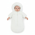 Pramie Ivory Baby Snowsuit 3M–6M | Cozy Winter Outerwear for Infants