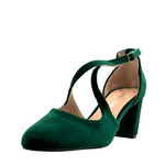 Oren Velvet Mary Jane Heels Chelsea Crew