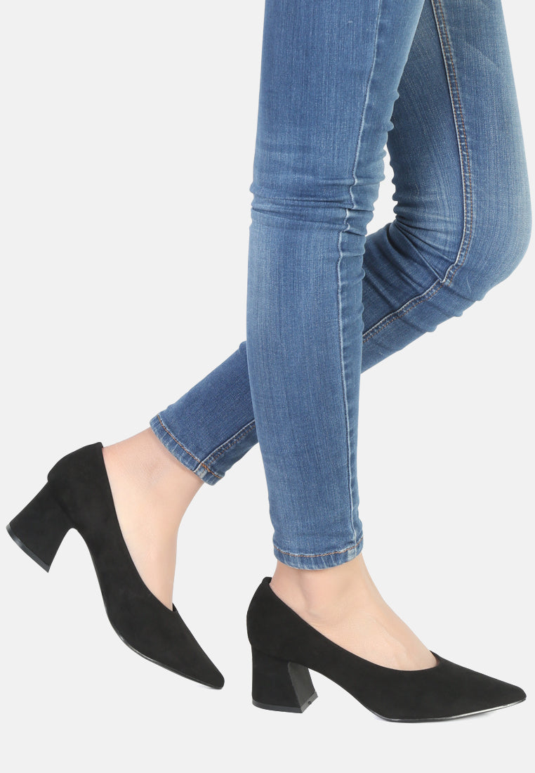 Tori Block Heel Pumps London Rag International