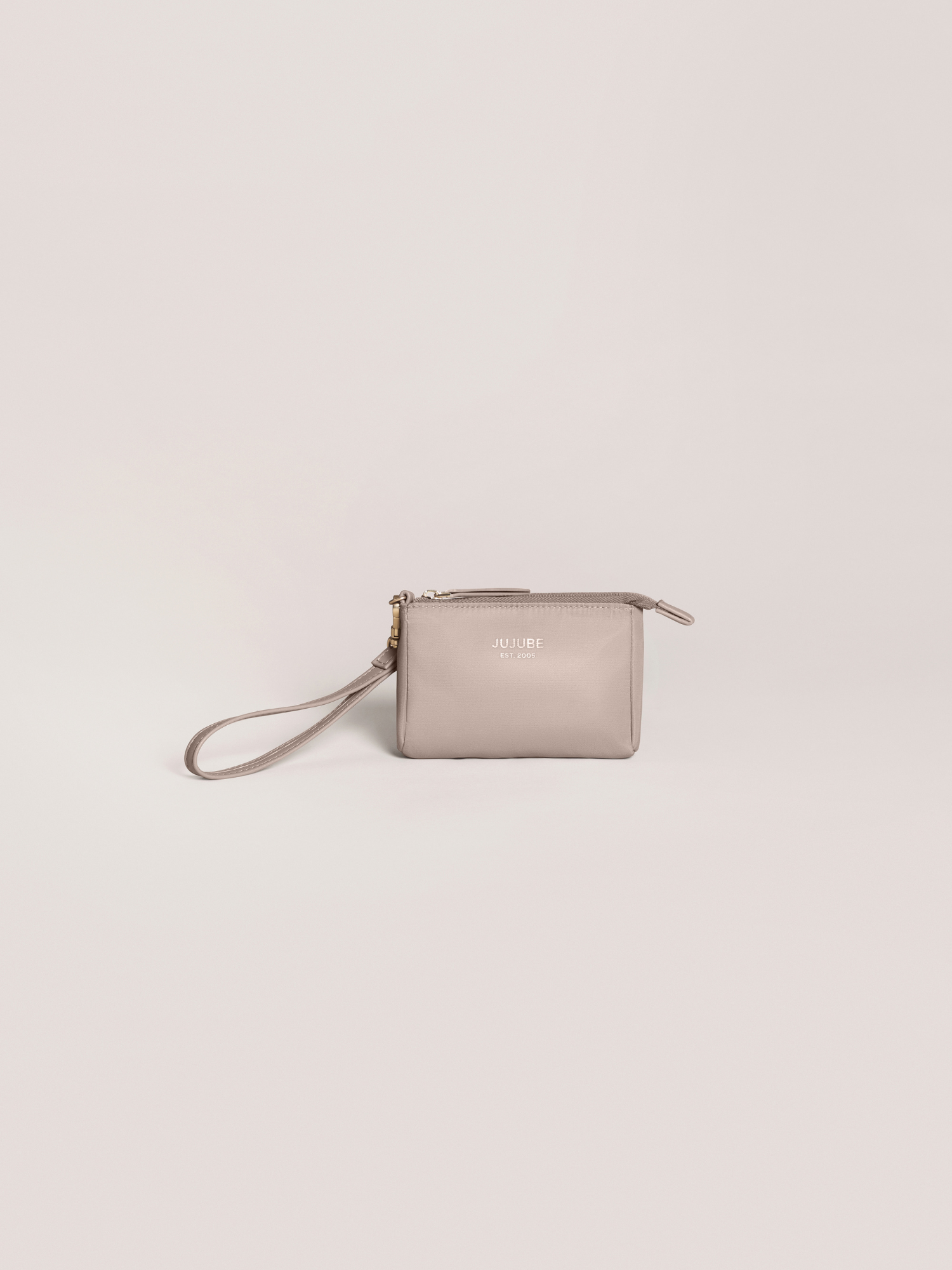 3-Piece Pouch Clutch Purse Set - Taupe - By Baano