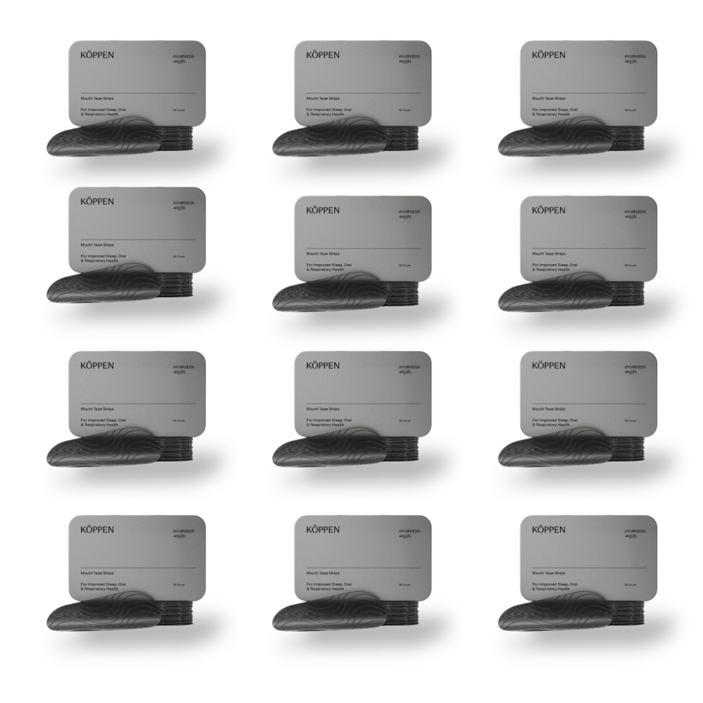 Myofunctional Mouth Tape | Reduces Dry Mouth & Promotes Nasal Breathing KÖPPEN