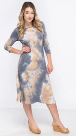 Tie Dye A-line Dress
