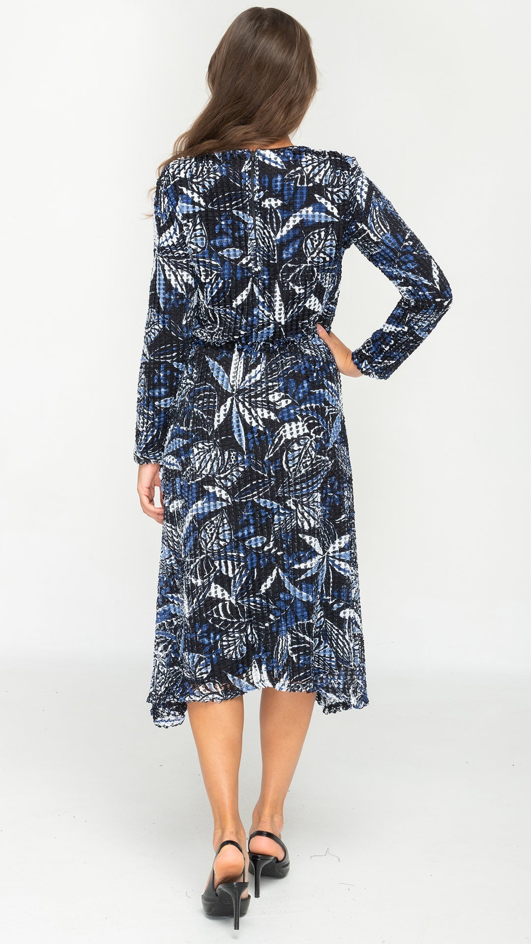 Royal Blue Mesh Dress