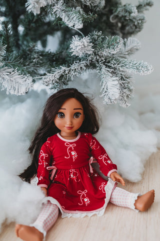 *PREORDER* Santa's Sleigh Bows Tunic Comfort Set - By Baano