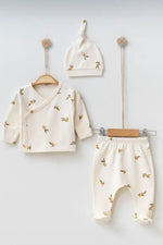 Olive Baby Clothes Set - 3 Pcs