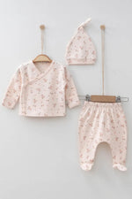 Floral Baby Clothes Set - 3 Pcs - By Baano