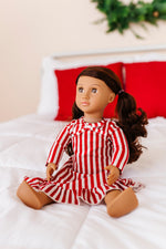 Red Stripes | DOLL DRESS - By Baano