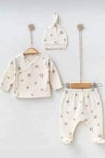 Bud Flower Baby Clothes Set - 3 Pcs - By Baano