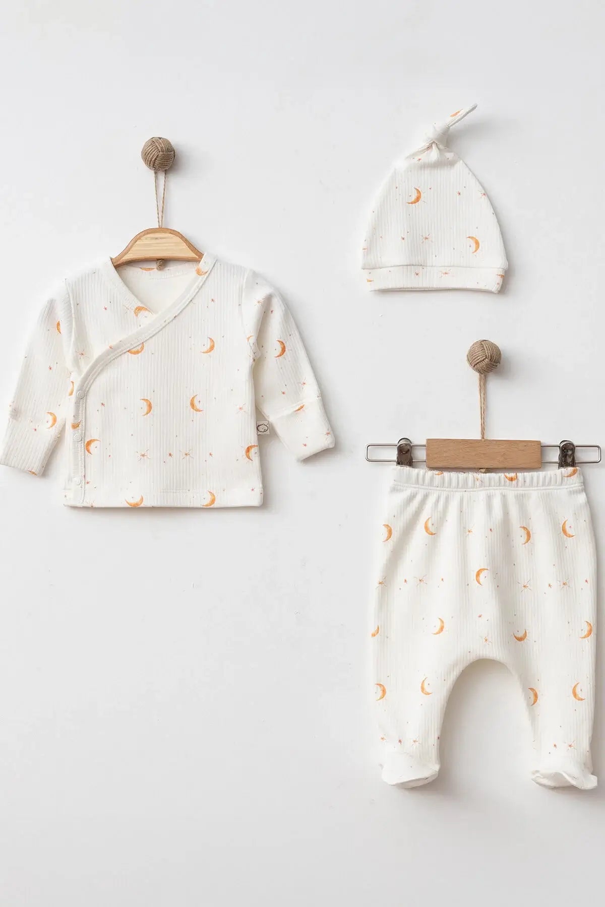 Moon Baby Clothes Set - 3 Pcs - By Baano