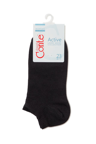 Cotton Ankle Socks Conte Active - Ultra Short - By Baano
