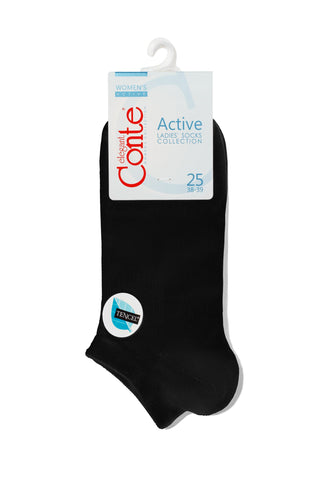 Viscose Ankle Socks Conte Active - Ultra Short 079 - By Baano