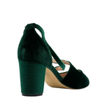 Oren Velvet Mary Jane Heels Chelsea Crew