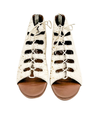Nola Sandals in Gold Naughty Monkey
