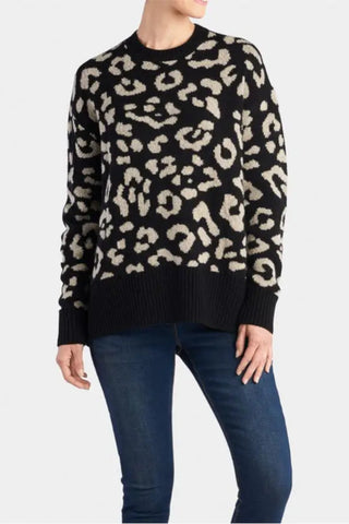 Bowie Cheetah Oversized Sweater - By Baano