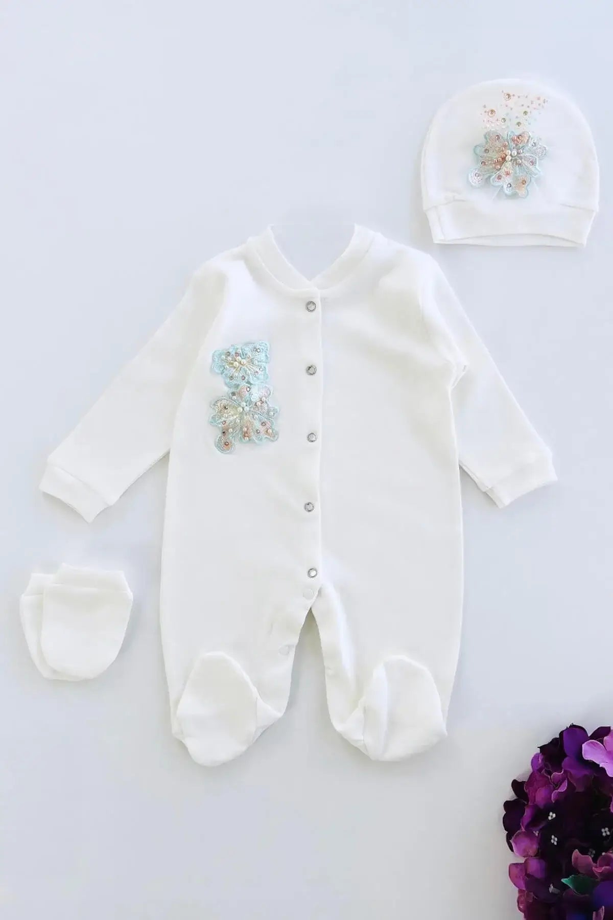 Grace Jumpsuit Set - 3 Pcs - By Baano