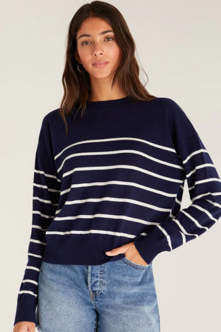 Oceana Stripe Sweater - By Baano