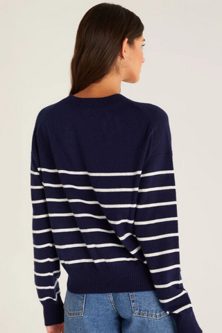 Oceana Stripe Sweater - By Baano